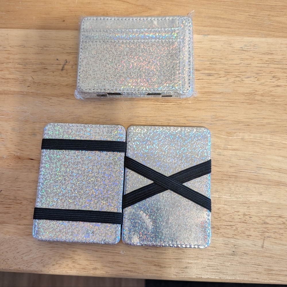 Holographic Card Holder Set of 1 Brand New with tag